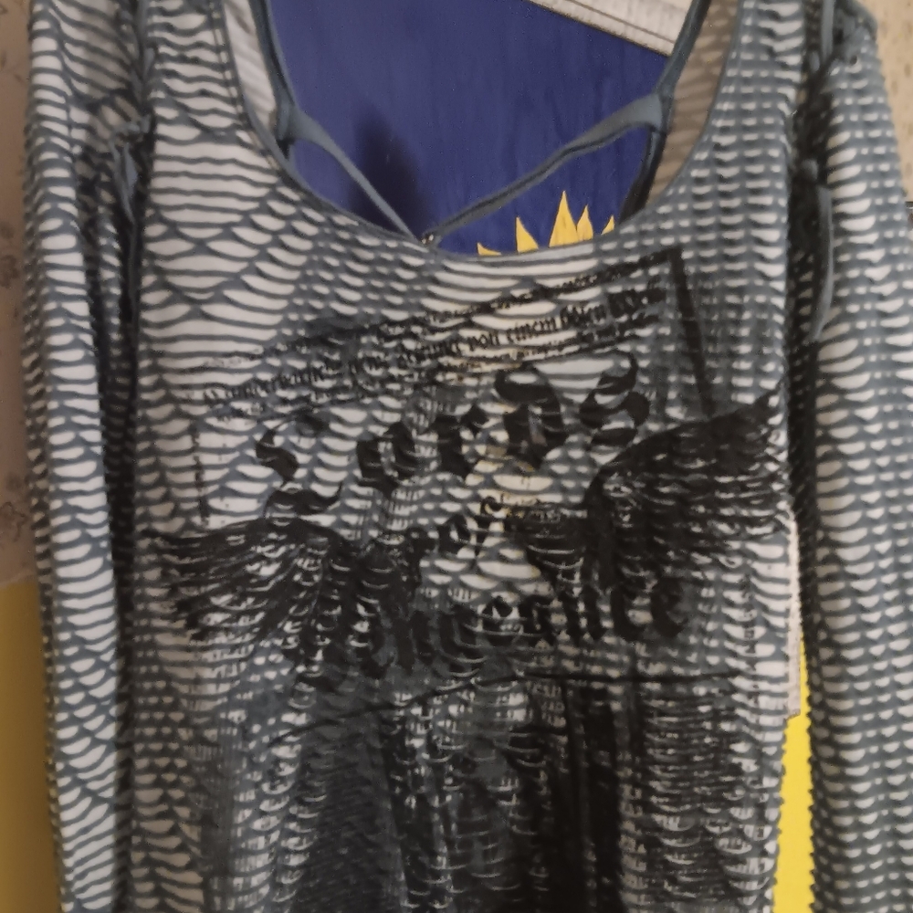 SALVAGE "Lords Of Vengance" Open Back Tunic/Mini Dress. Such A Cool Dress! M/L - Picture 5 of 7
